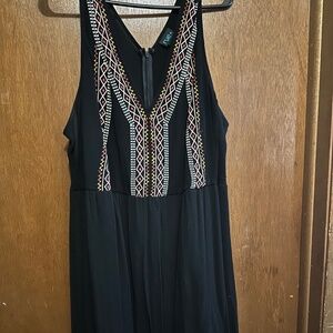 Rue Plus Womens 2XL Black Tank Style Dress